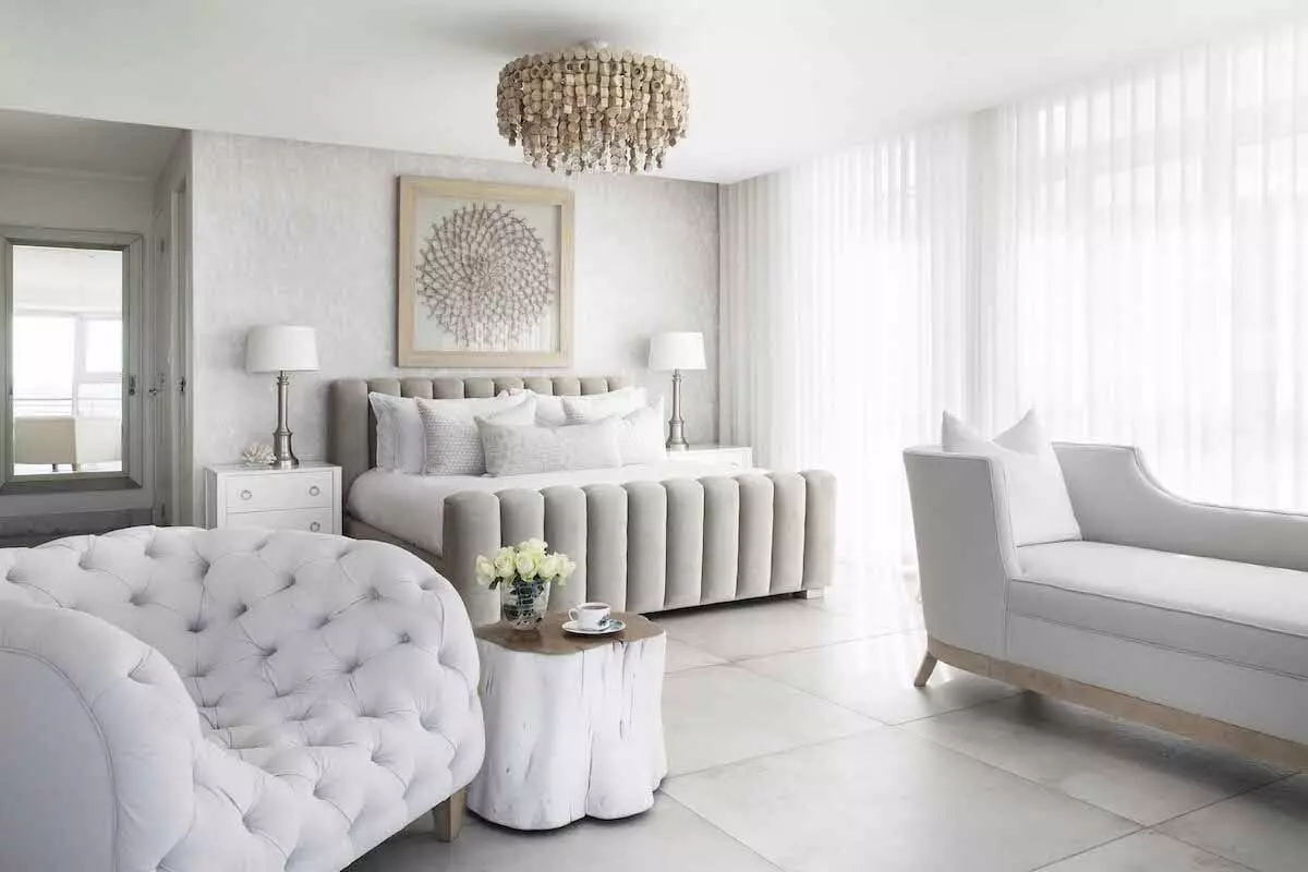 Beach style bedroom by Decorilla designer, Anna C.