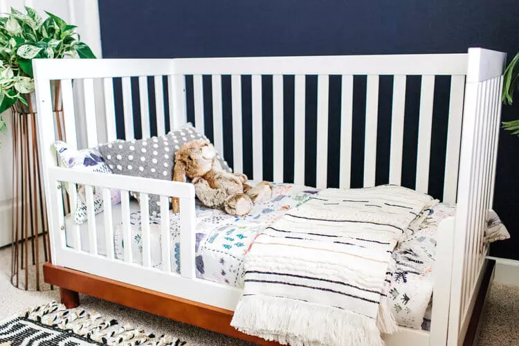 convertible crib nursery interior design