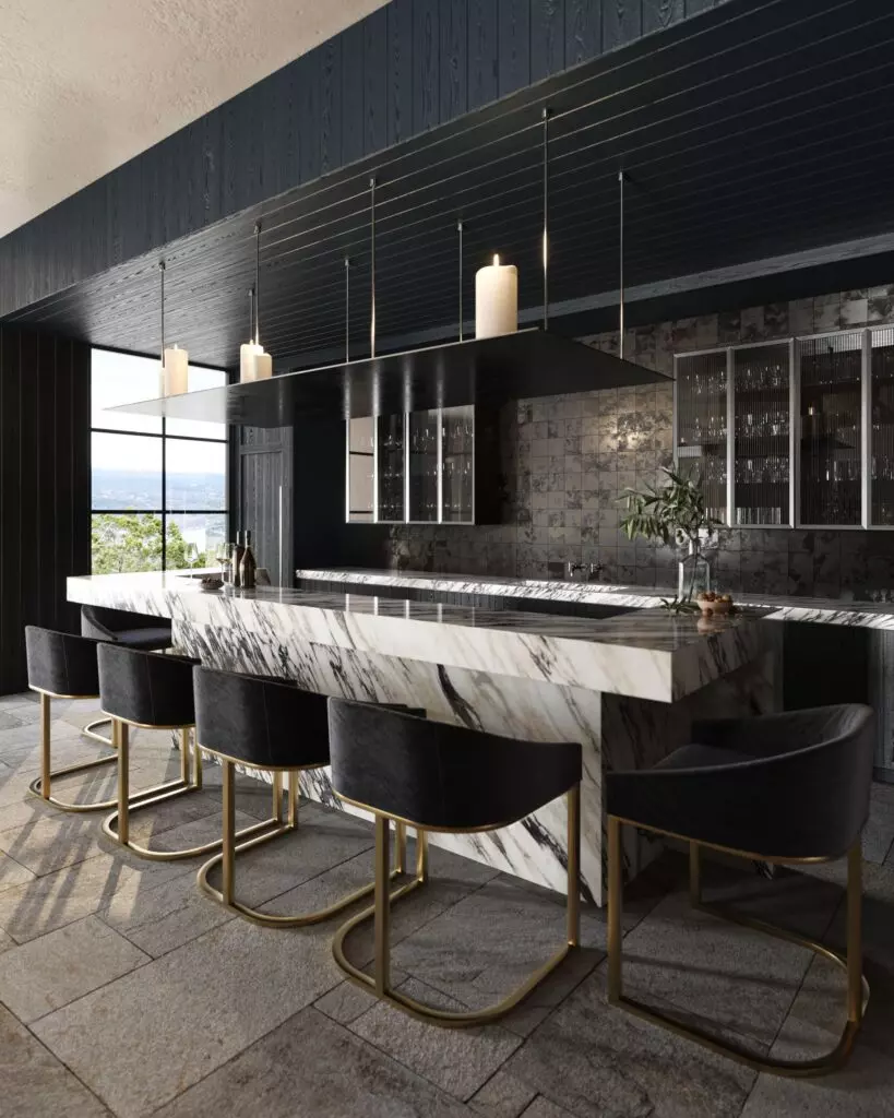 Sam Burch Interiors Diningroom Rendering