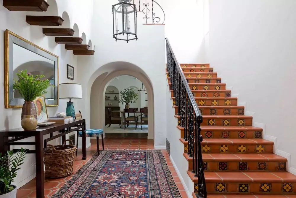 Spanish bathroom floor Terracotta Tiling interior design