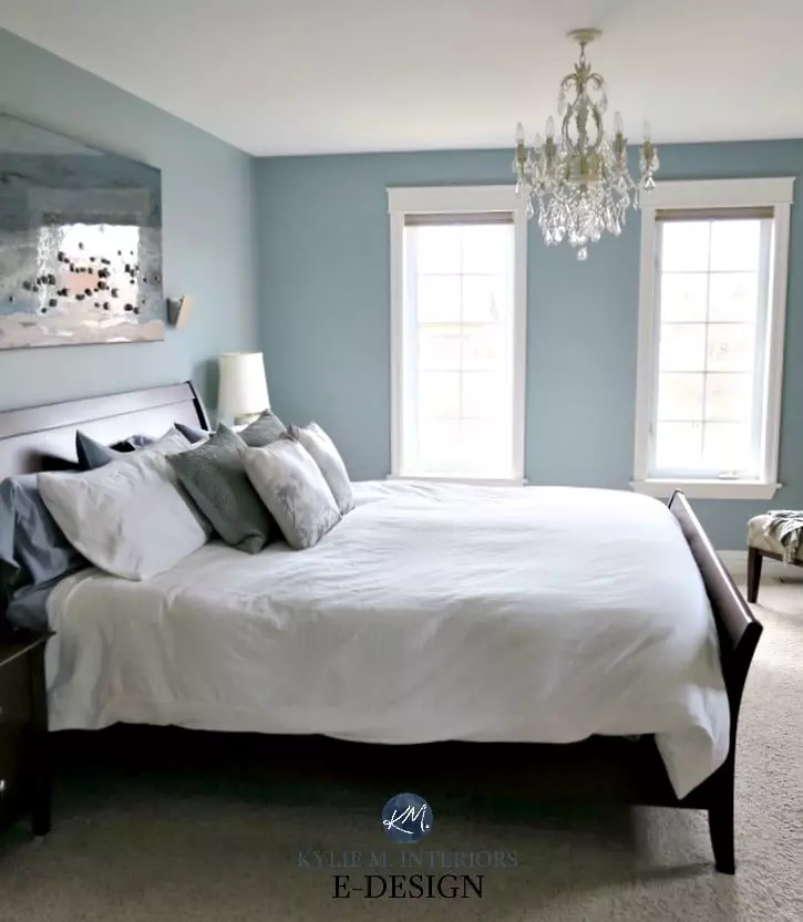 Benjamin Moore Mount Saint Anne bedroom