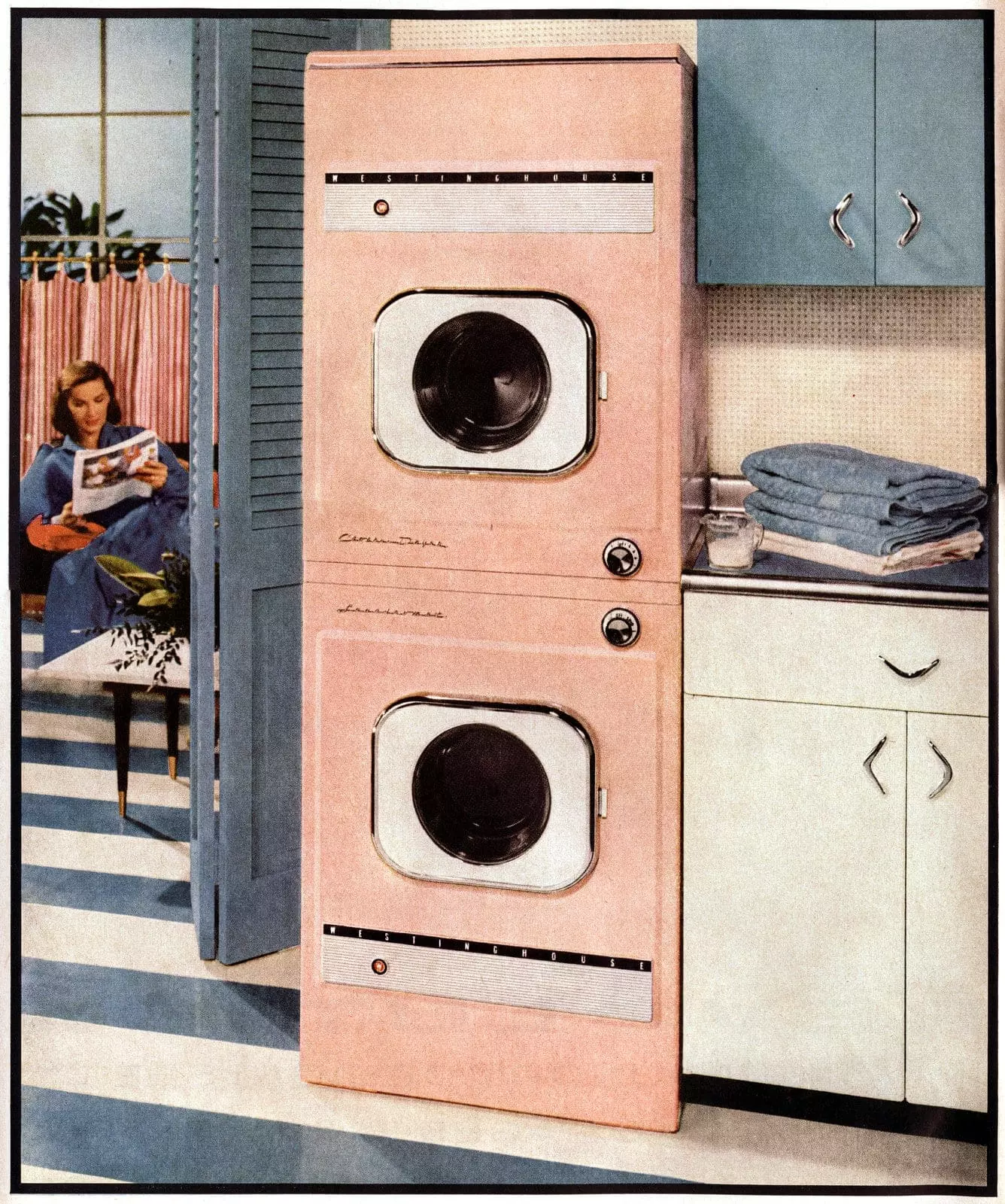 Westinghouse laundry Washing machine & dryer (1956)