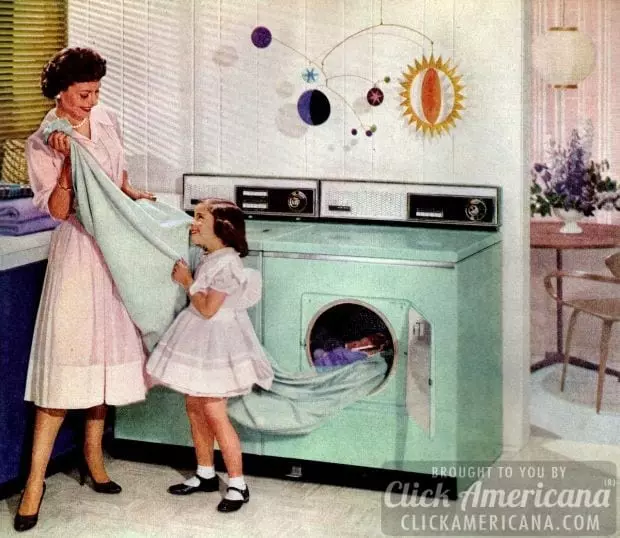 Retro 50s laundry room configuration (1959)