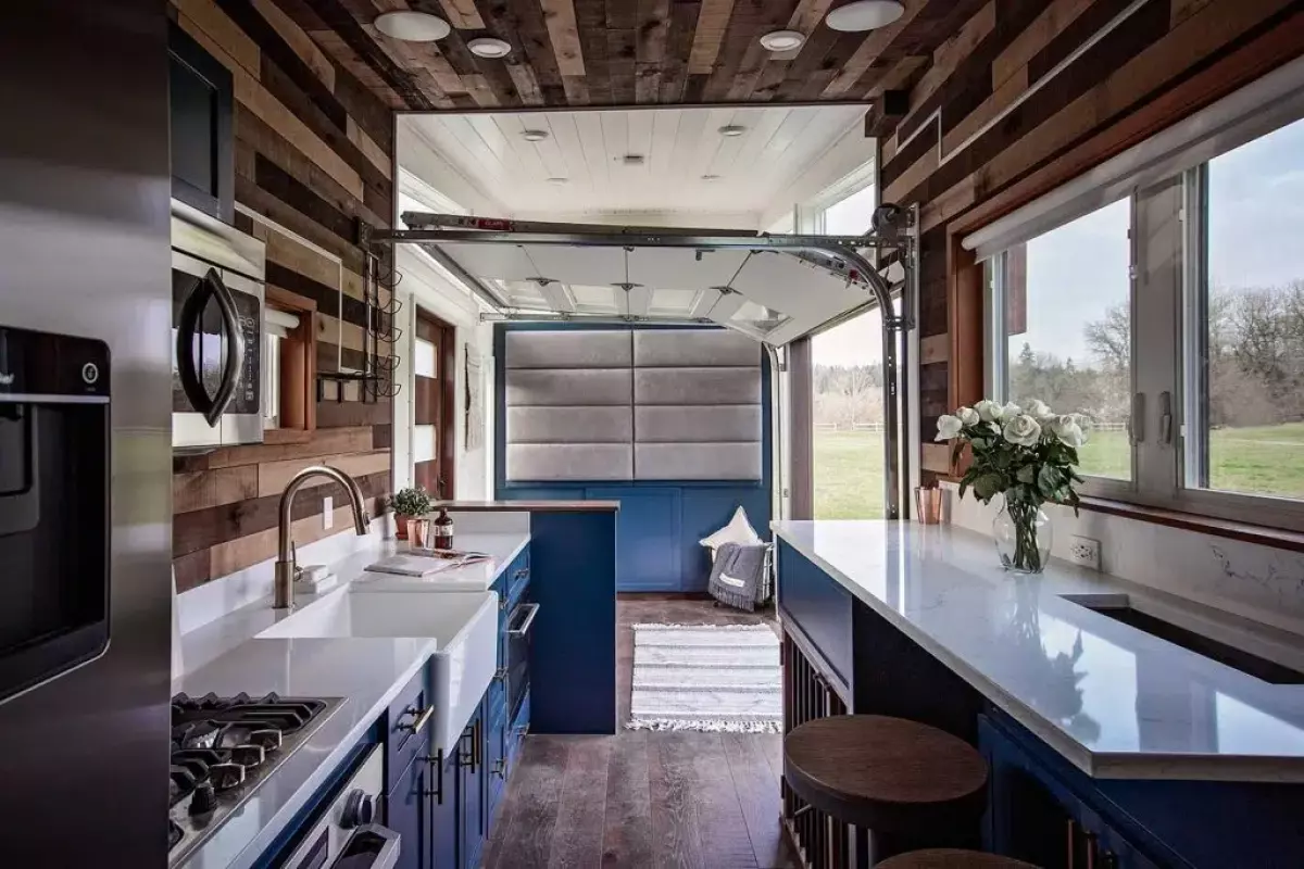 tiny house interior kitchen