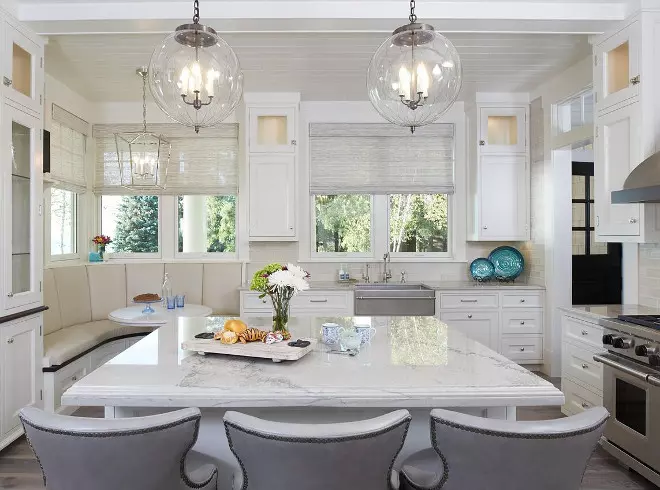 Bathroom with Blue Gray Walls