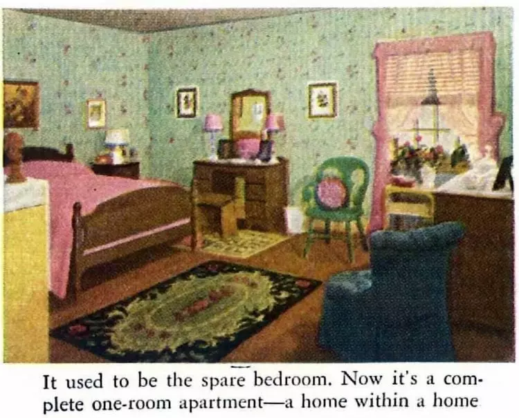 1940s bedroom remodel - Before