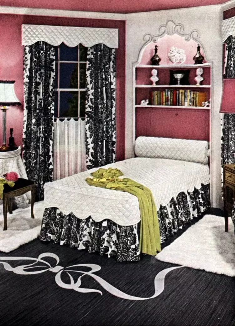 1940s interior design for bedrooms from 1949