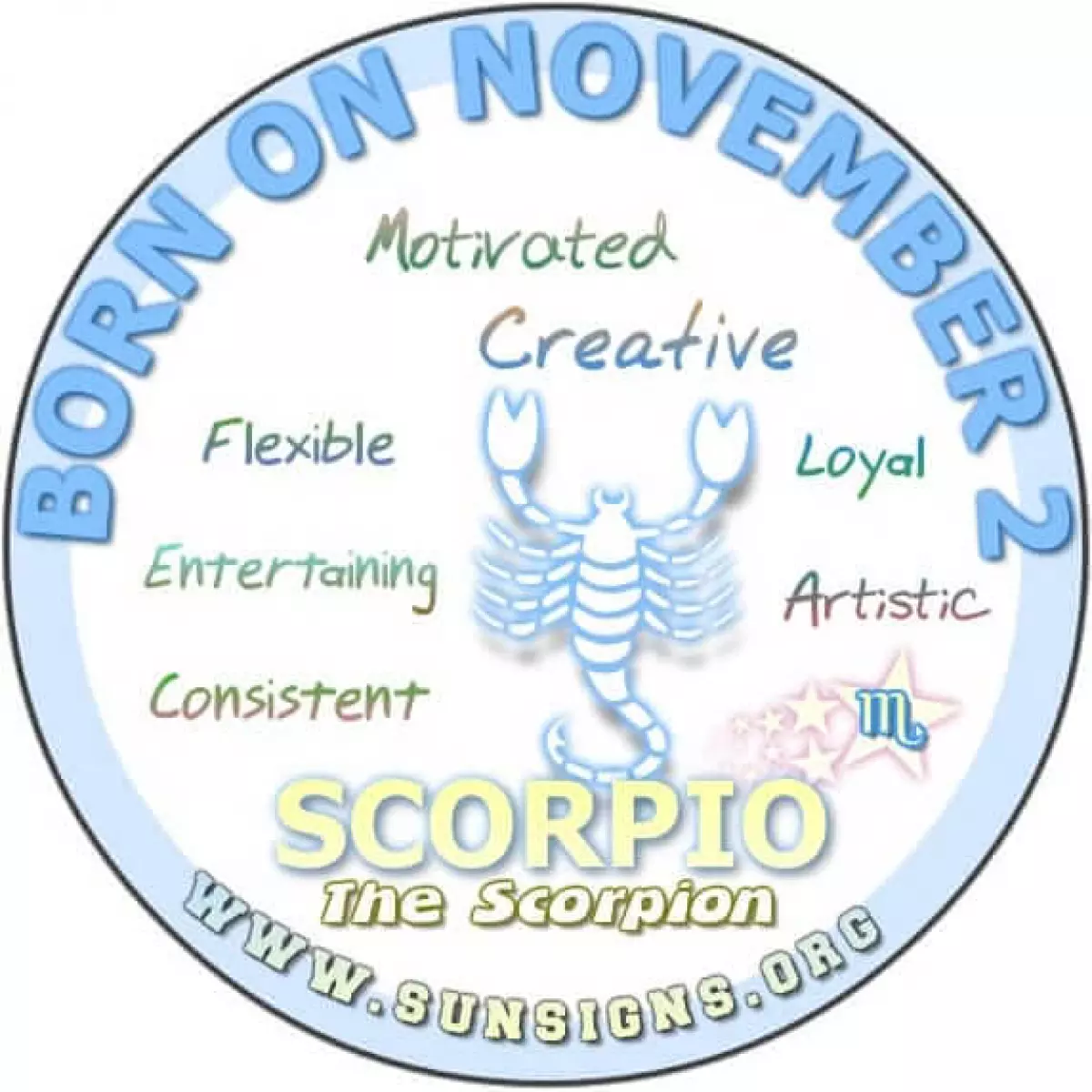 November 2 Zodiac Horoscope Birthday Personality