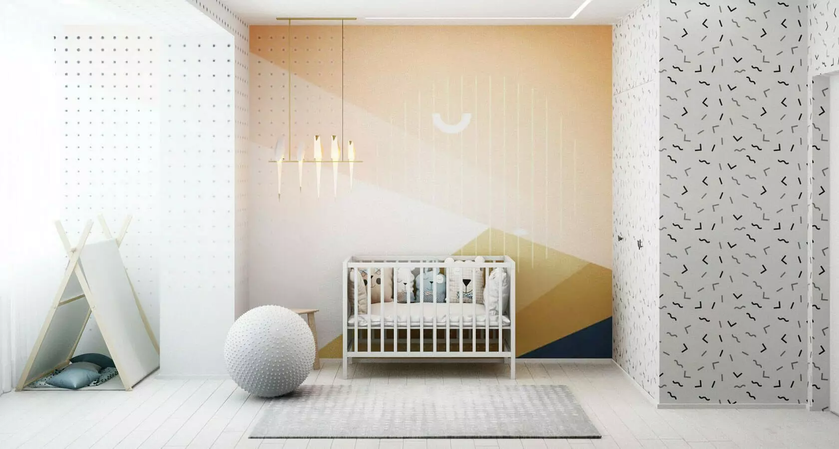 Scandinavian nursery decor by Margaryta S