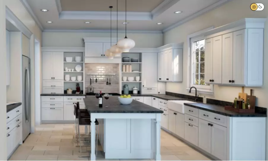 Sherwin Williams Toque White Kitchen