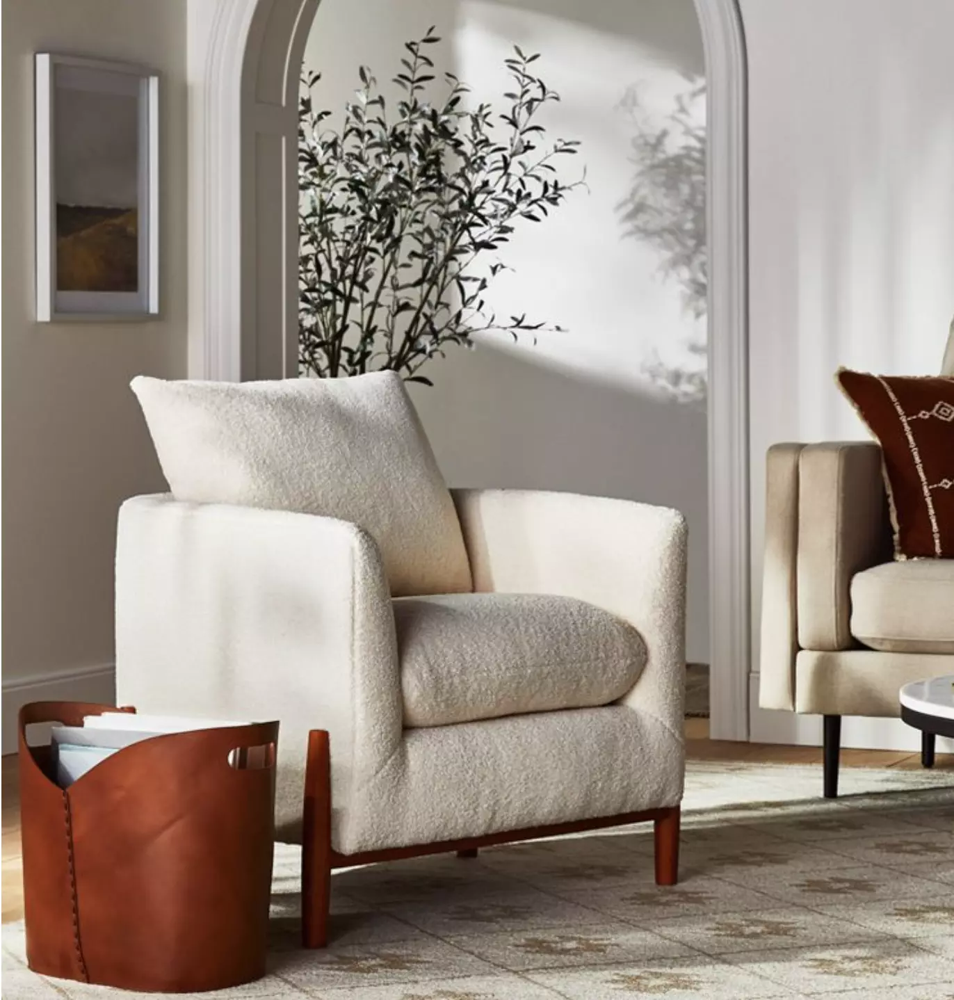 Elroy Sherpa Accent Chair