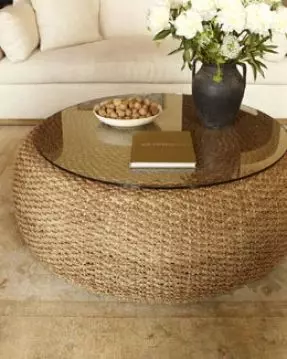 20+ Round Rattan End Table