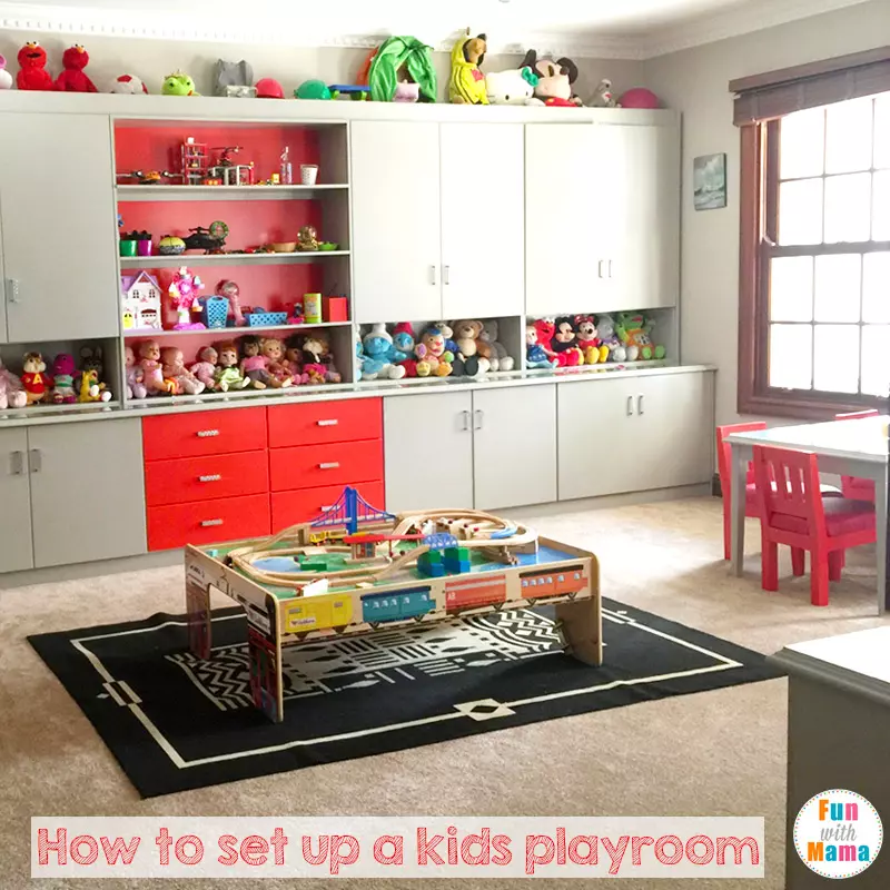 kids playroom storage