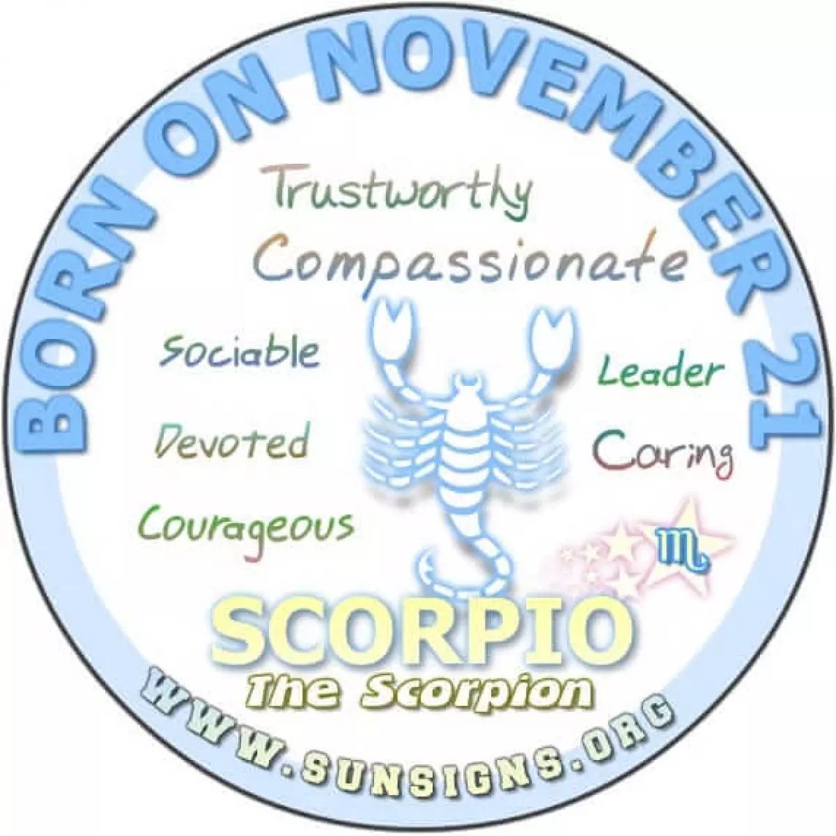 November 21 birthday personality