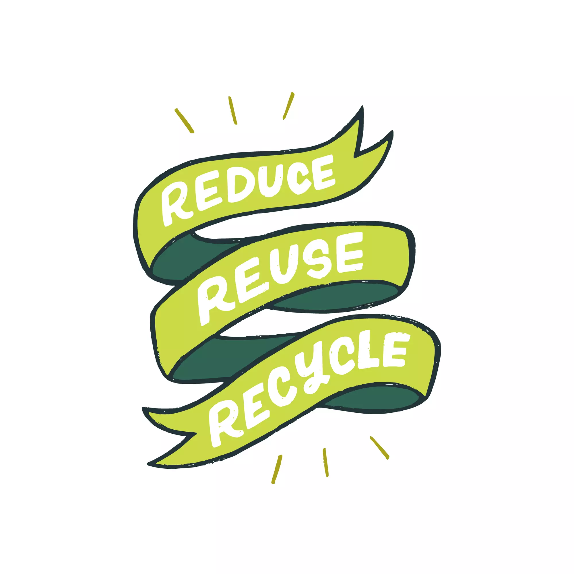 reduce, reuse, recycle digital real estate content graphic