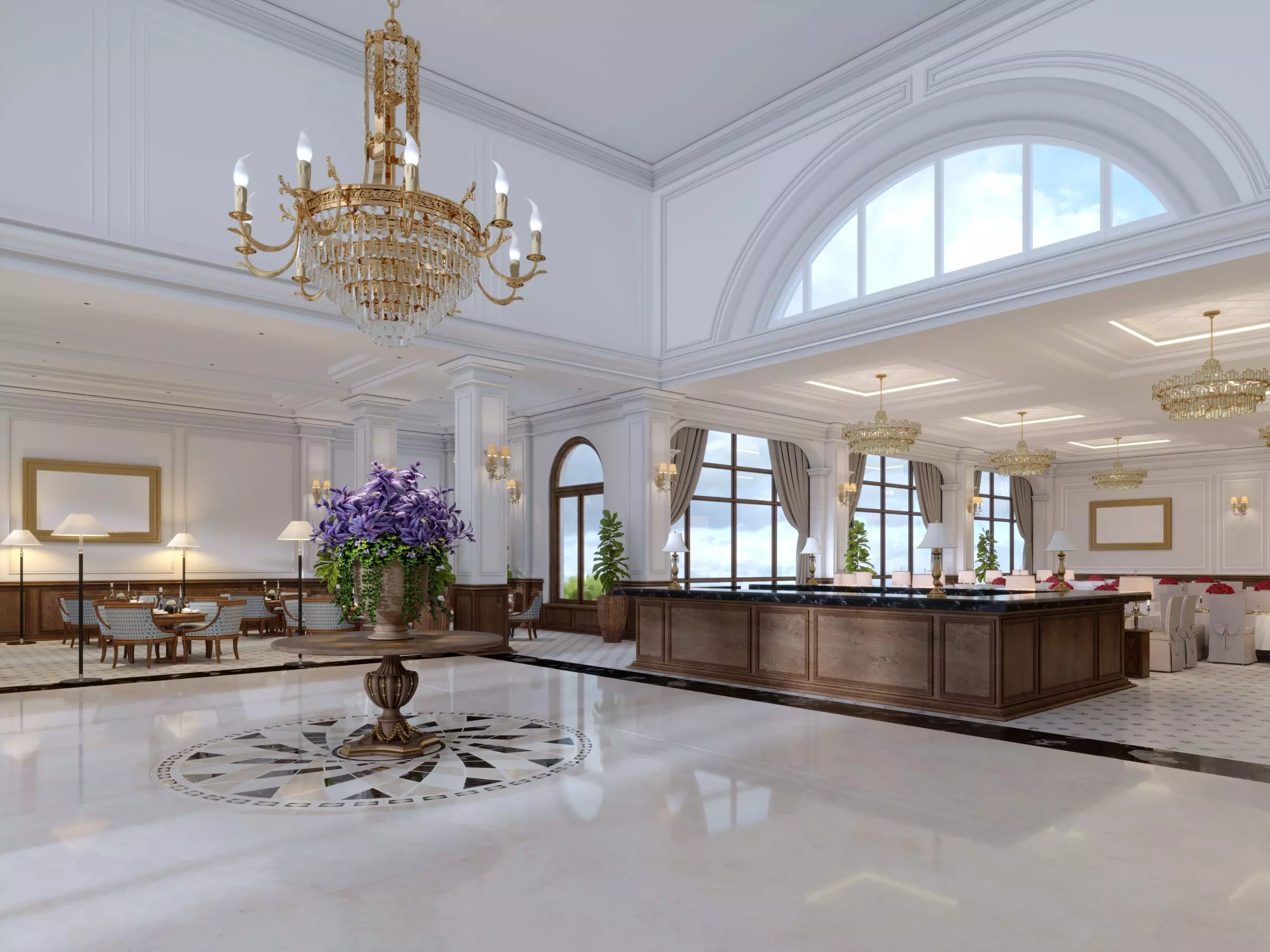 luxury lobby