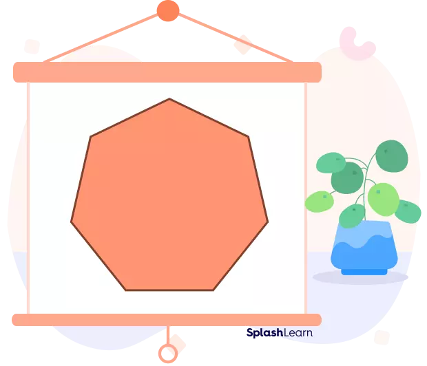 Real-life example of Heptagon shape