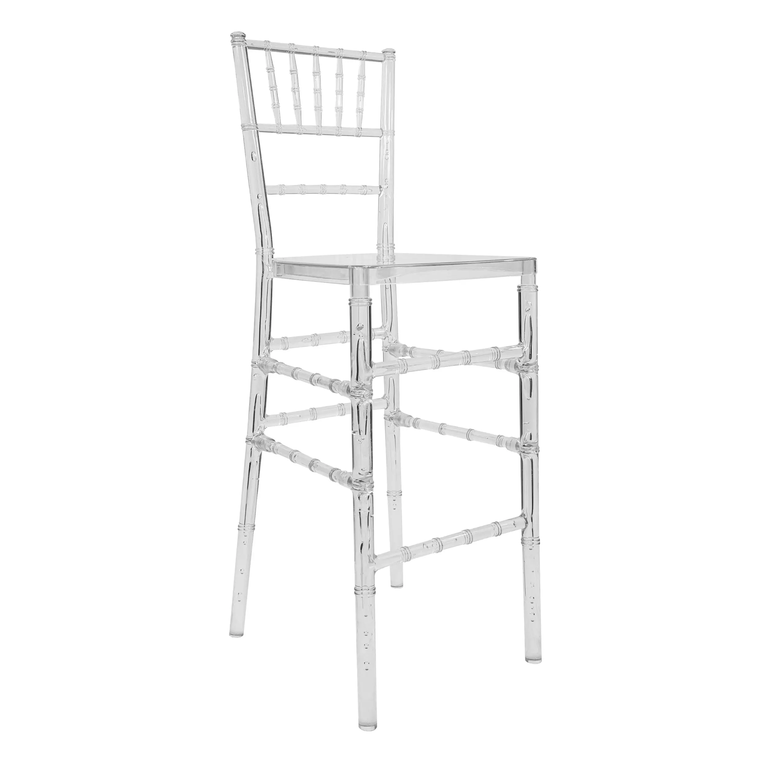 Clear Resin ThinVisible Napoleon Chair by Chivari CNRC-MONO-THIN-ZG-T Right