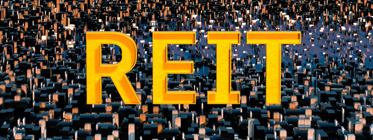 REIT. Concept image of Business Acronym REIT