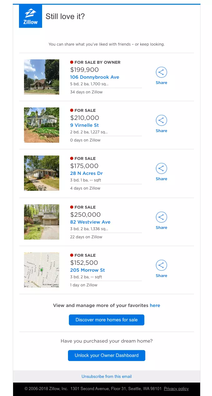 trulia real estate email newsletter examples