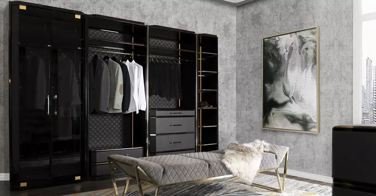 4 Door Wardrobe Designs for Bedroom