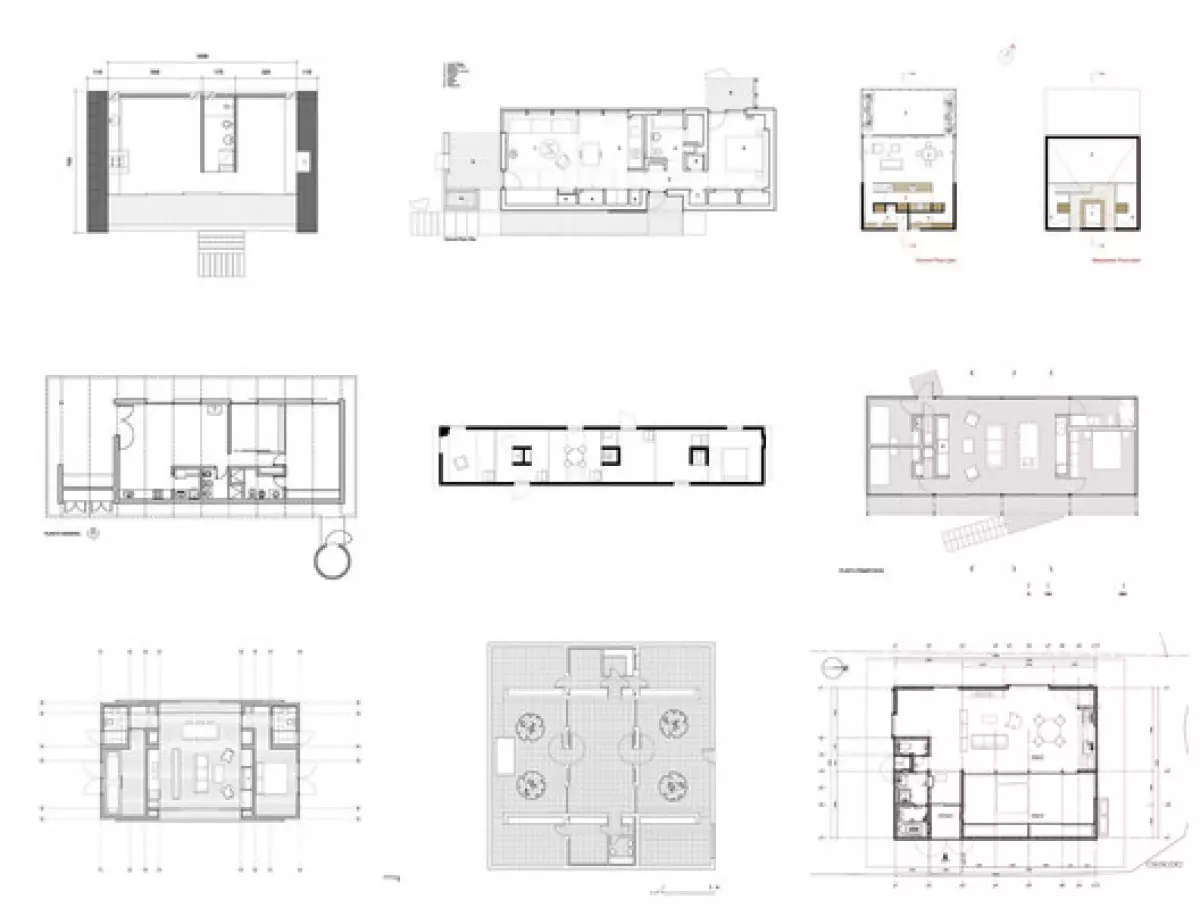 House Plans Under 100 Square Meters