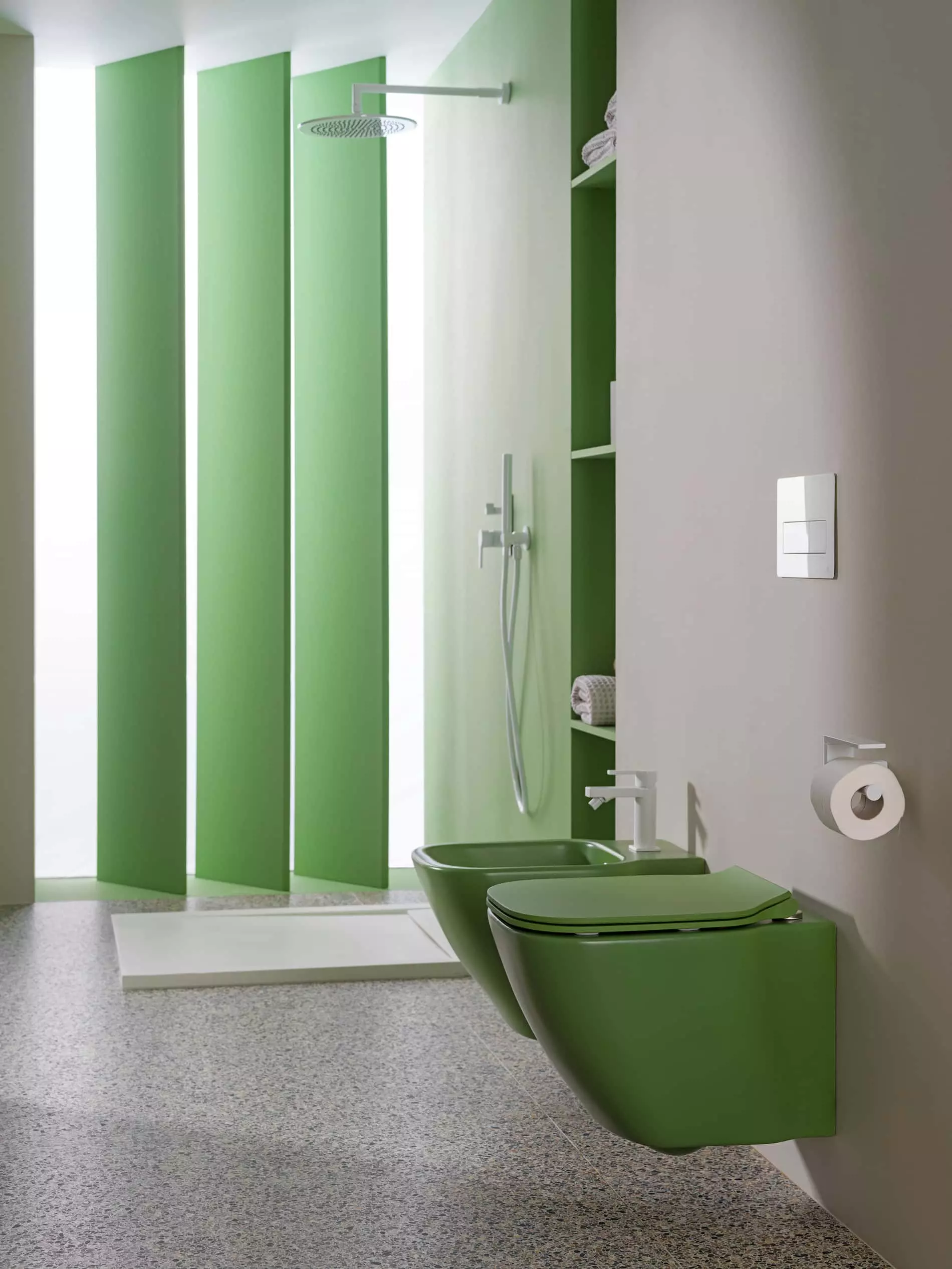 Green Feng Shui Bathroom