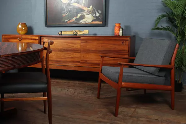 Mid Century Rosewood Desk