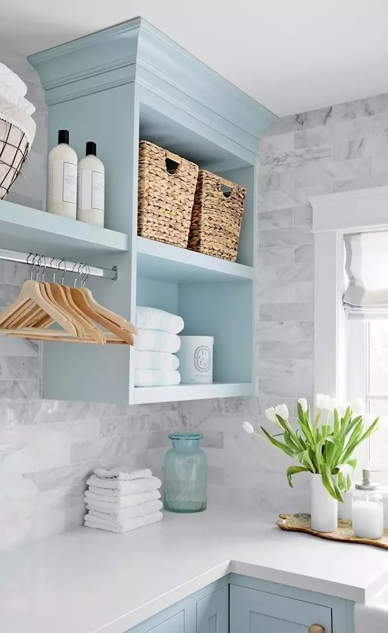 Laundry Room Decor Ideas with Baskets