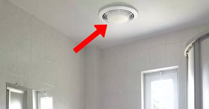 parts of a bathroom exhaust fan