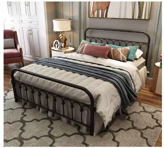 wrought iron bed frame