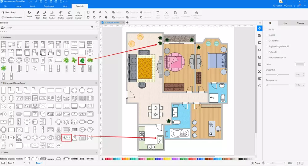 how to draw house plans