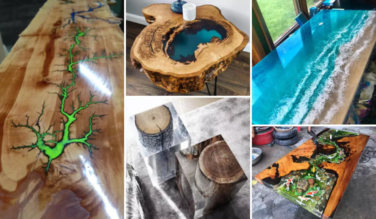 Epoxy Resin Wood Tables