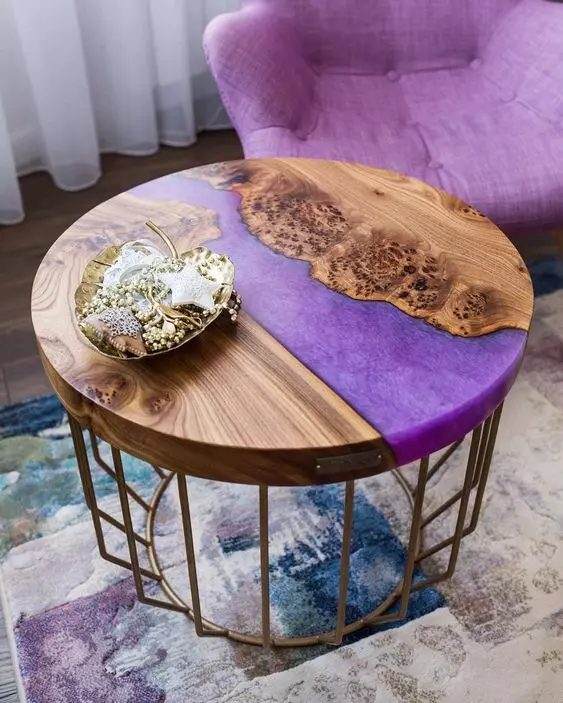 Live Edge Epoxy Resin Office Tables