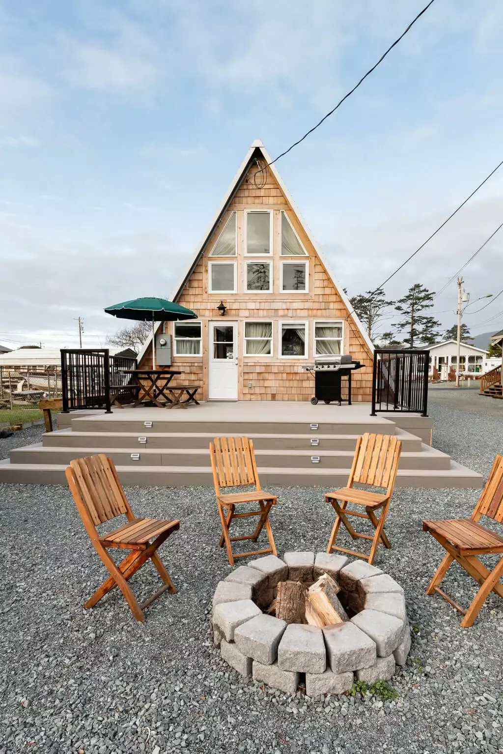 Rockaway Beach, Oregon A Frame House