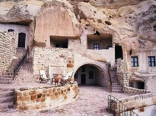 Stone Desert Home in Greece