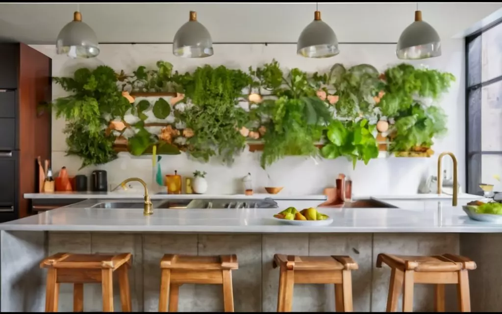 statement décor in kitchen design