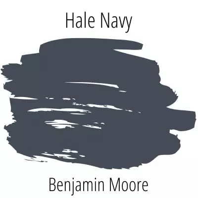 Benjamin Moore Hale Navy HC-154 paint swatch