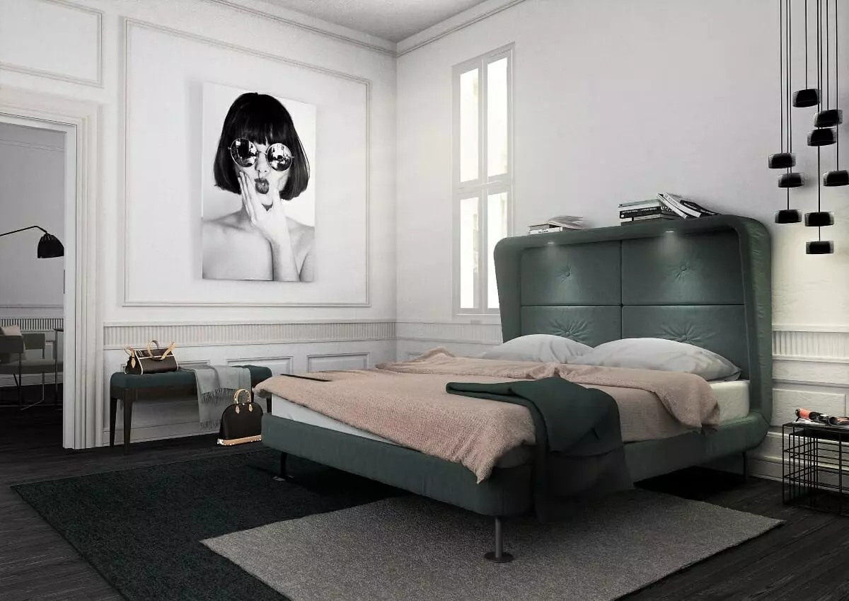 Bedroom with a modern style by Decorilla designer, Arlen A.