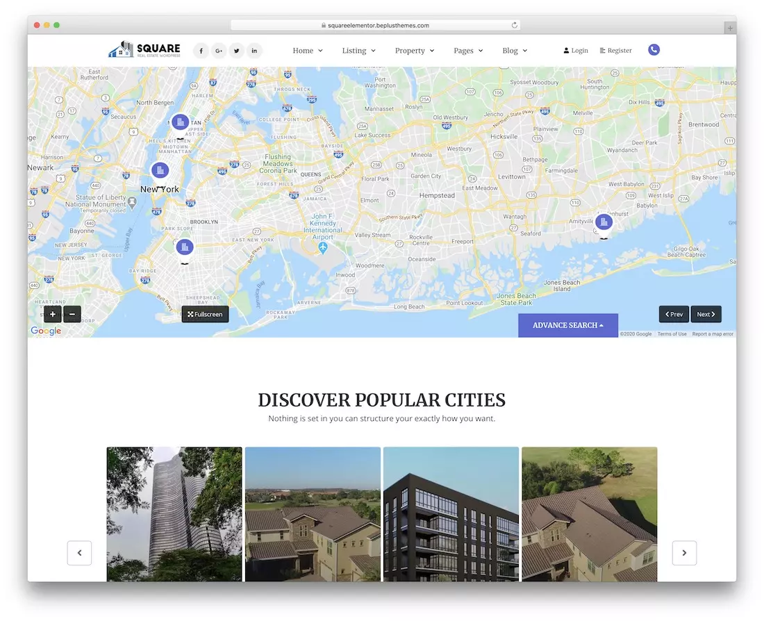 ekko real estate wordpress theme