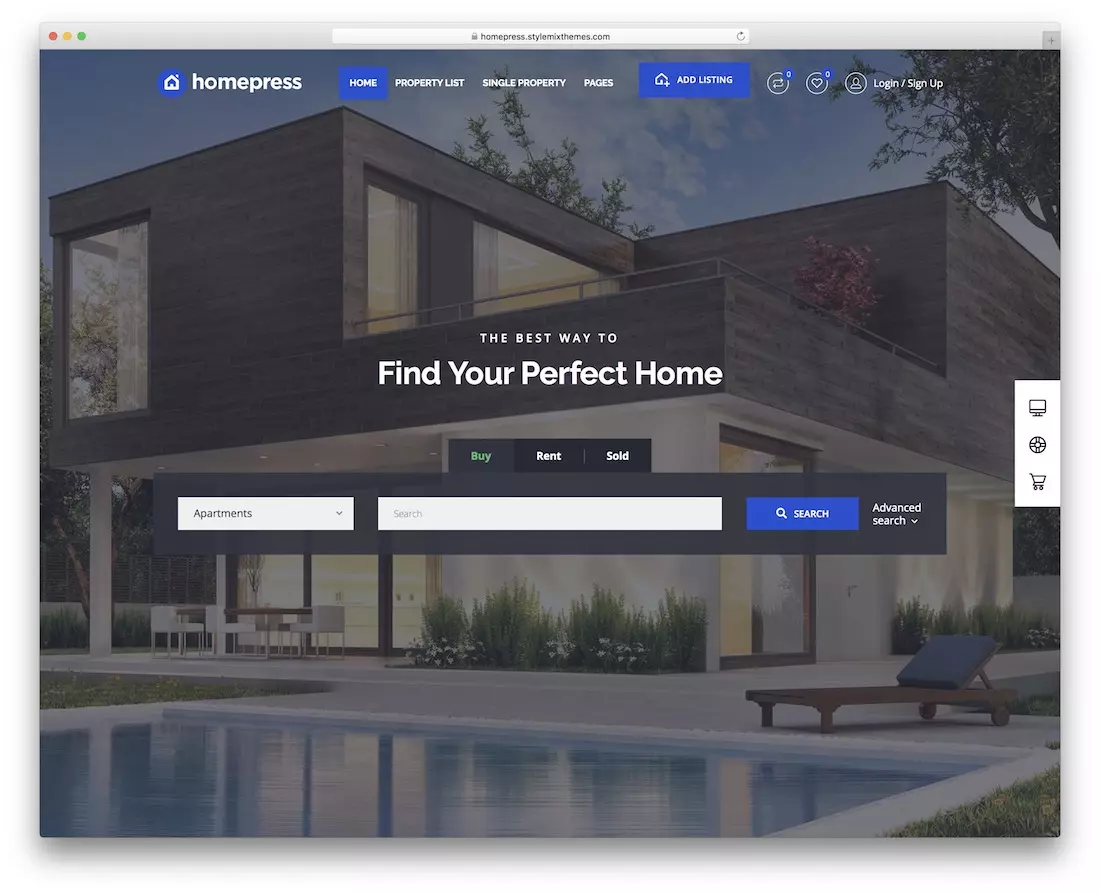 rehomes real estate wordpress theme