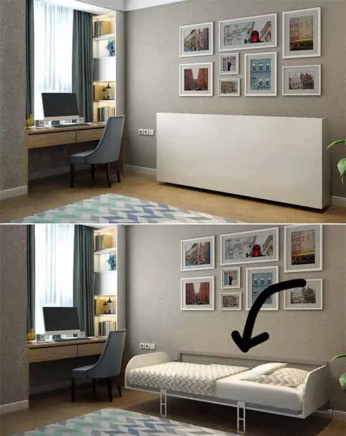 Murphy bed from IKEA mattress