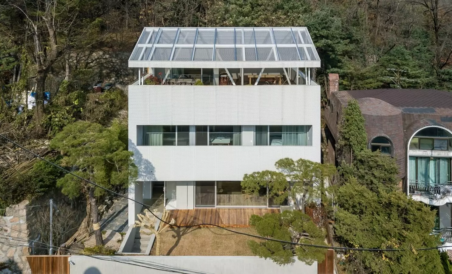 Shaded Rooftop House