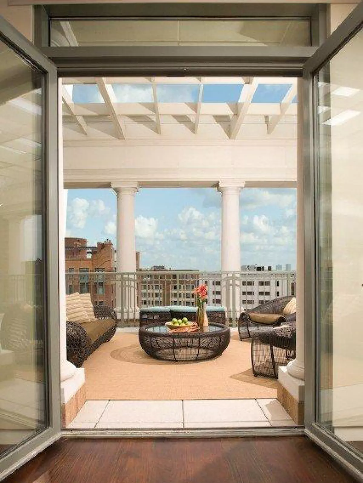 penthouse terrace & pergola