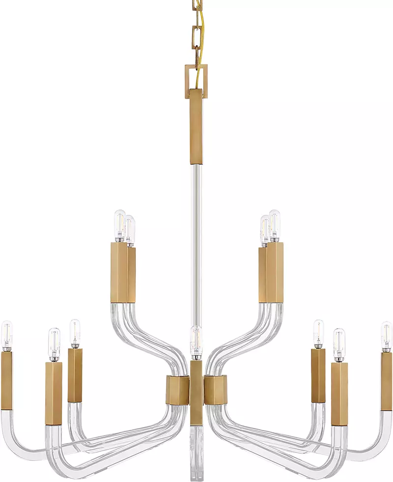 Visual Comfort Chapman & Meyers Reagan Medium Two-Tier Chandelier