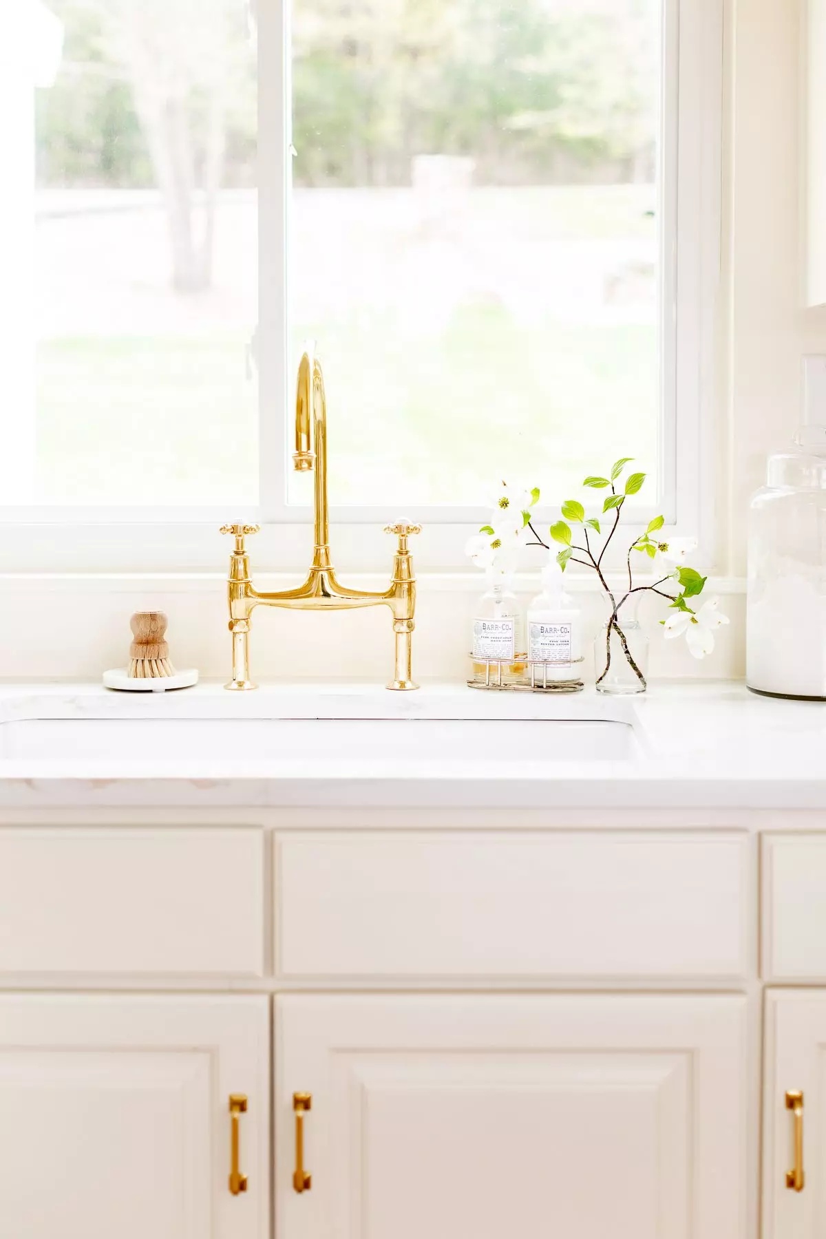 Kitchen painted in White Tie.