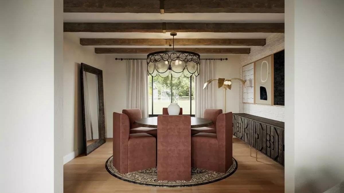 Chic modern Spanish dining room