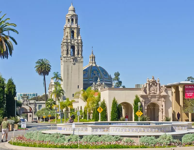 California Quadrangle in Balboa Park, San Diego, CA