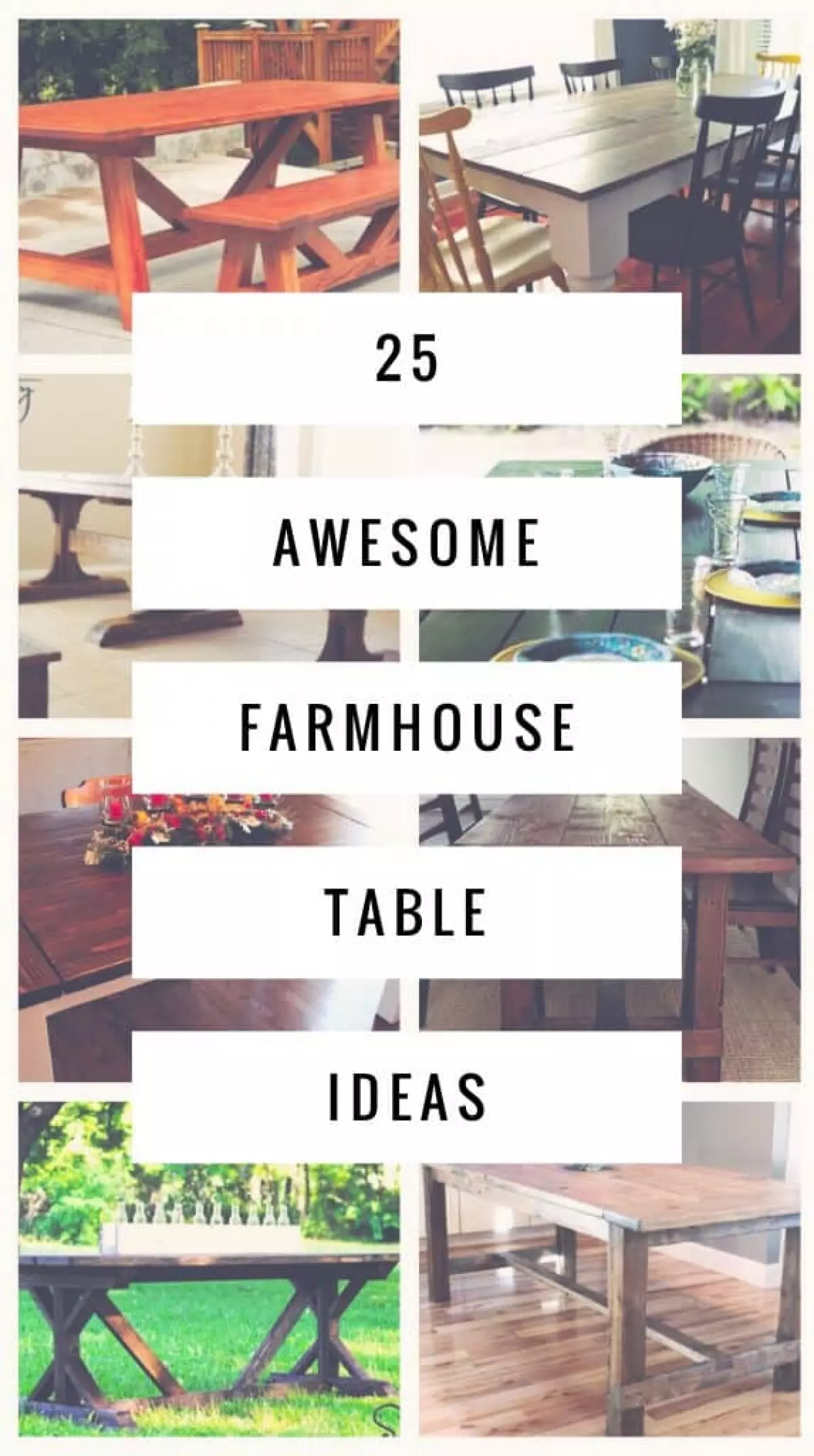 DIY Farmhouse Table Featured