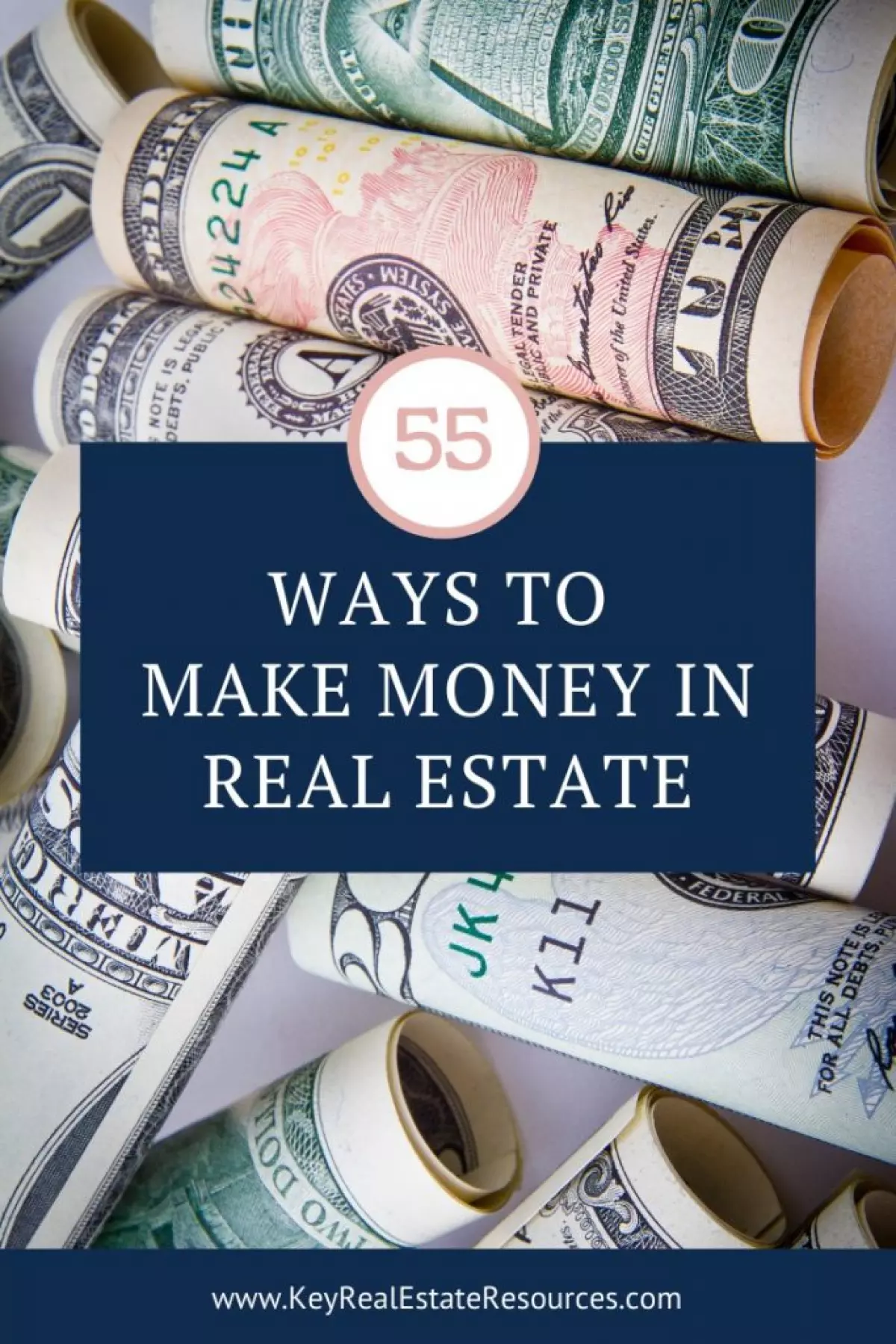 Ready to start making money in real estate?! Or maybe just grow your real estate income? Here are 55 ways to make money in real estate!